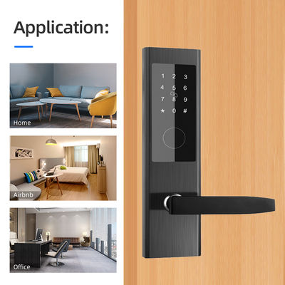 TTlock অ্যাপ নিয়ন্ত্রিত কীলেস ডিজিটাল দরজা লক অ্যাপার্টমেন্ট স্মার্ট দরজা লক