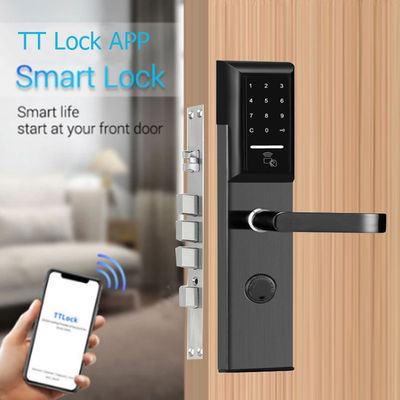স্টেইনলেস স্টীল 6068 Mortise TTlock অ্যাপ্লিকেশন নিয়ন্ত্রিত স্মার্ট কীপ্যাড সহ দরজা লক