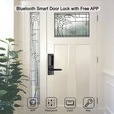 TTlock অ্যাপ নিয়ন্ত্রিত কীলেস ডিজিটাল দরজা লক অ্যাপার্টমেন্ট স্মার্ট দরজা লক